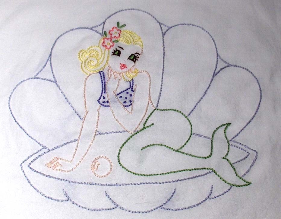 Mermaid Embroidery